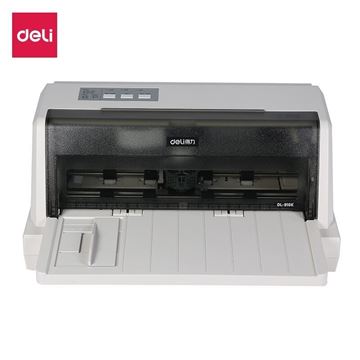 图片 得力（deli）平推式针式打印机系列票据营改增税控发票打印 DL-910K（USB口）18针82列