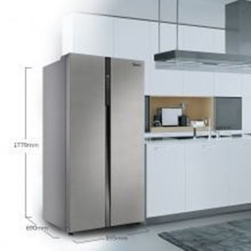图片 美的(Midea)冰箱双开门冰箱 对开双门无霜电冰箱家用智能变频BCD-525WKPZM(E)