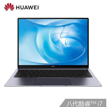 图片 华为/HUAWEI笔记本电脑（MateBook 14）（KLV-W19）(I5-8265U/8G/512G SSD/2G独显/14寸/深度Deepin系统）/便携式计算机